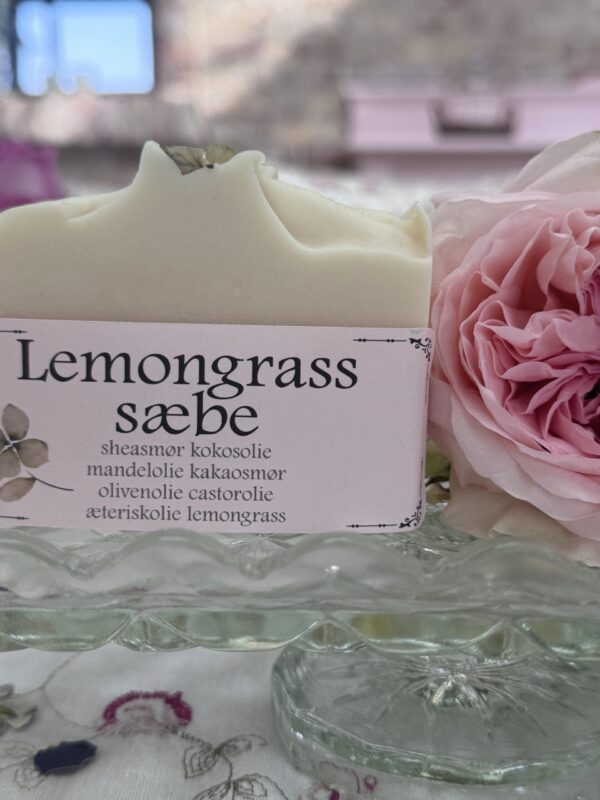 Økologisk lemongrass sæbe til sensitiv hud