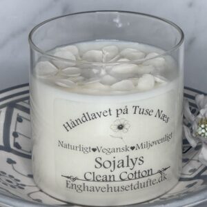 Duftlys - clean cotton
